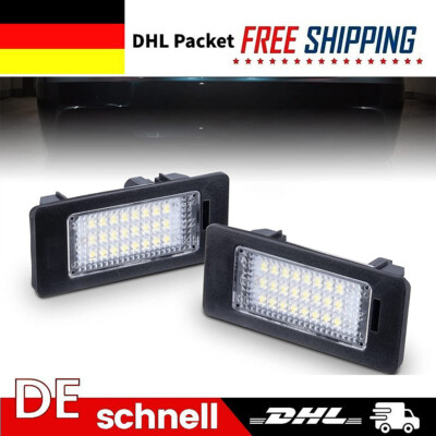 2 LED Kennzeichenbeleuchtung für BMW E39 E60 E61 E90 E91 E92 E93 E82 E88 E70 E71
