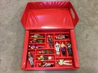 Vintage GI Joe & other action figures with Combat Collectors case. Attic find!