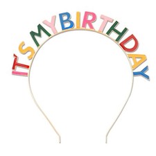 Rainbow Birthday Tiara Headband Perfect Gift for Birthday Girl Celebrations