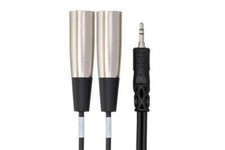 Hosa CYX-403M Stereo Breakout Cable, 3.5 mm TRS to Dual XLR3M - 3m