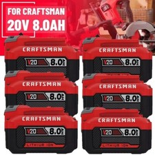 2x V20 8 Ah For Craftsman 20Volt MAX Lithium-ion Battery CMCB204 CMCB202 CMCB206