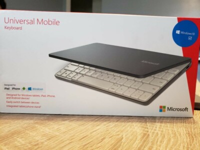 Microsoft Universal Mobile Wireless Keyboard for iPad iPhone Android  Windows 