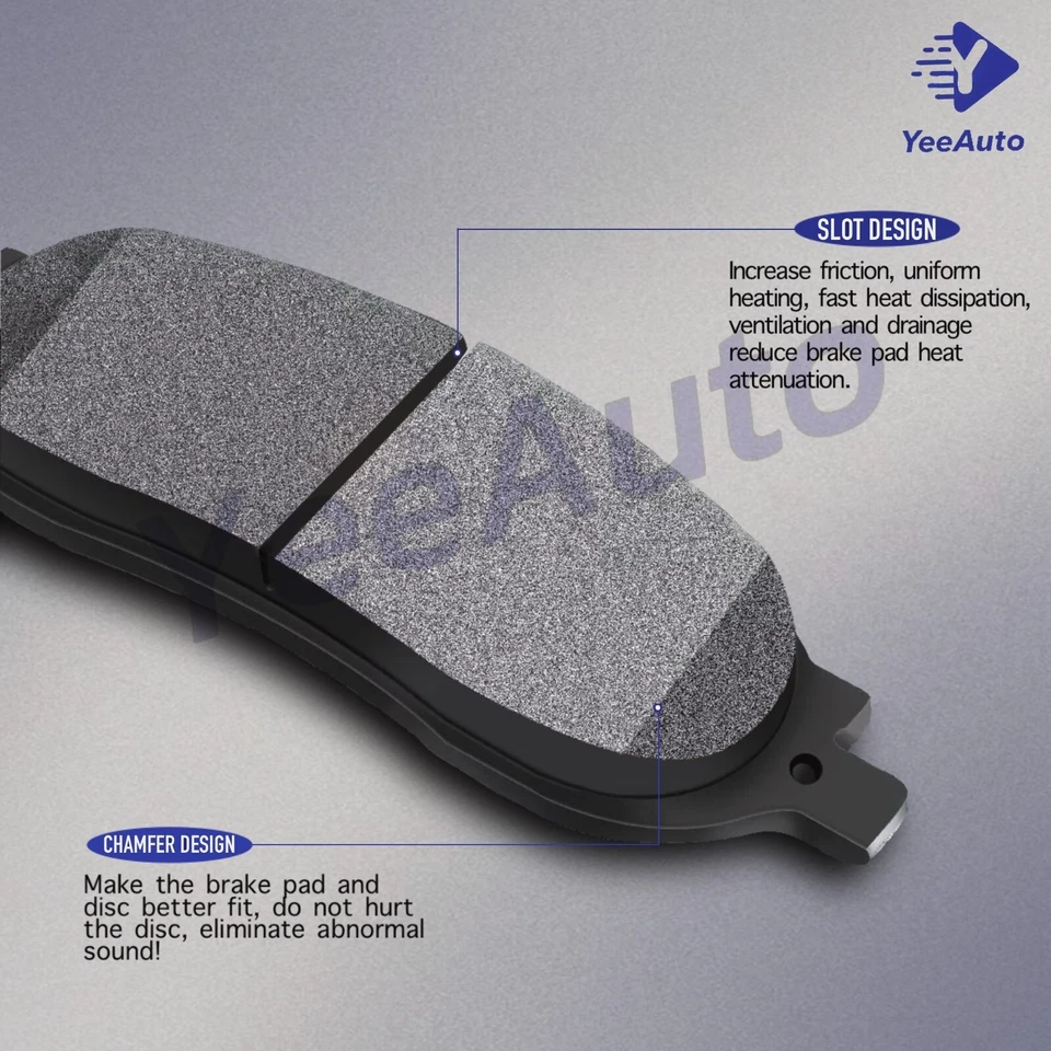 Front Ceramic Brake Pad Kit for Acura EL Honda Insight Accord 1996-2011 Civic - Image 4 of 4