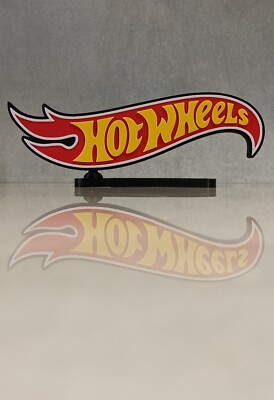 Hot Wheels Modellautos 3D gedruckt Regal Display Logo Mattel