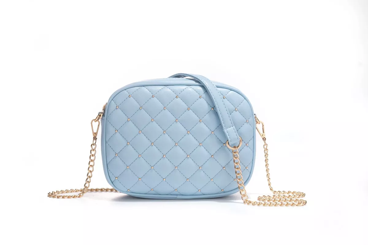 Pale blue purse cheap