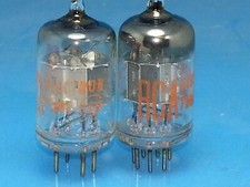 RCA 6AL5 5726  TUBE MATCHED PAIR D GETTER SUP...