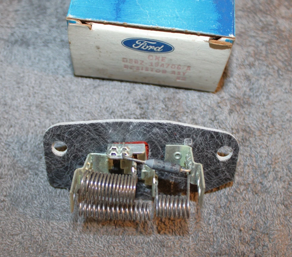 1979 1980 年 1981 年福特野马 Fairmont Capri Zephyr NOS 空调加热器 BLOWER RESISTOR — 第 3/3 张图片