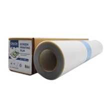 CALCA 24in x 100FT Roll Waterproof Inkjet Transparency Film for Screen Printing