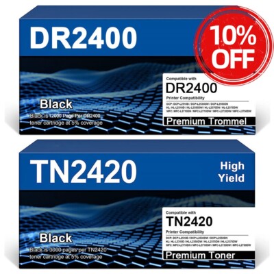 Ultra XXL Toner TN2420 DR2400 Für Brother MFC-L2710DW DCP-L2530DW HLL 2375DW