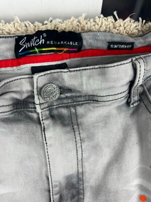 Switch Remarkable Jeans Men's 38x32 Slim Taper Fit Front Pockets