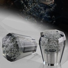 60mm Manual Mt Black Octagon Diamond Crystal Bubble Shifter Shift Knob Universal 60mm Manual Mt Black Octagon Diamond Crystal Bubble Shifter Shift Knob Universal