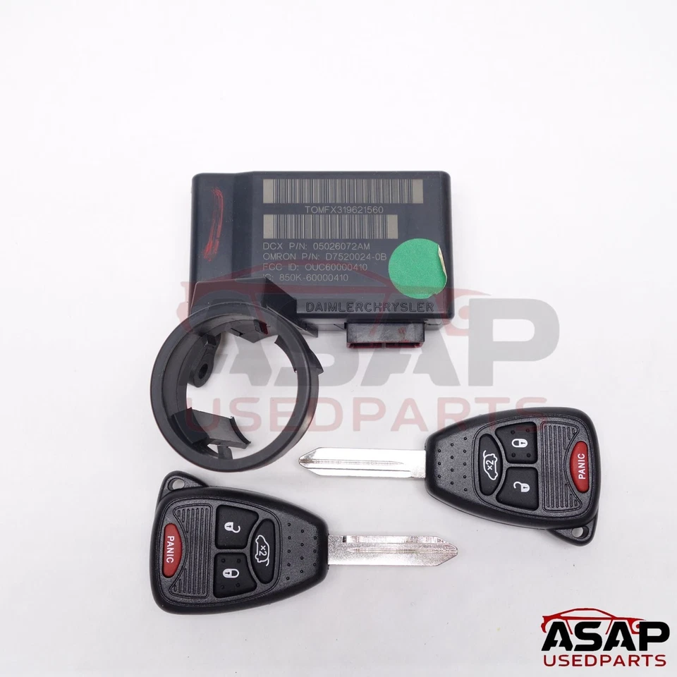 📍 VIN PROGRAMMED PLUG & PLAY IMMOBILIZER JEEP LIBERTY DODGE NITRO 05026072AM 📍 - Image 2 of 4