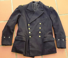 Veste Contre Amiral 1940-1944 Drap de laine Marine WWII ORIGINAL UNIFORME FRANCE