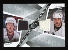 2008-09 Upper Deck SPx Eric Staal & Ryan Malone Winning Combos Jerseys #WC-EM
