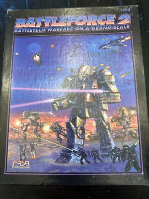 Battleforce 2 Classic Battletech 1703 FASA Box Set 100% Complete Unpunched