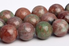 Natural Red  Green Garnet Beads Grade AAA Round Gemstone Loose Beads 6/8/10MM