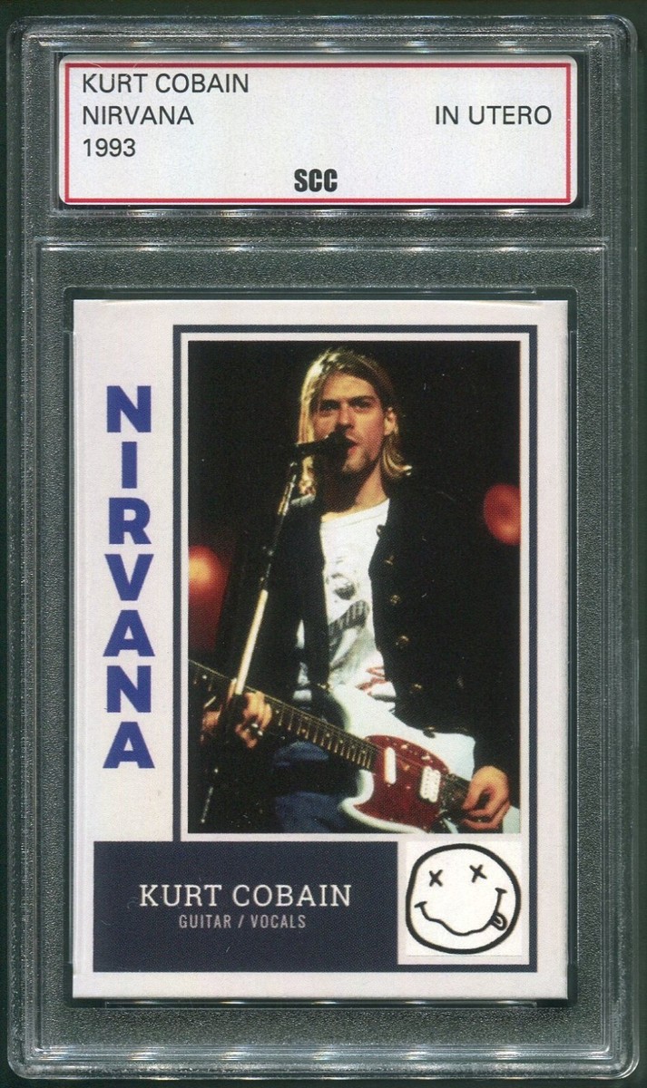 Custom 1993 Kurt Cobain Nirvana In Utero Trading Card | eBay