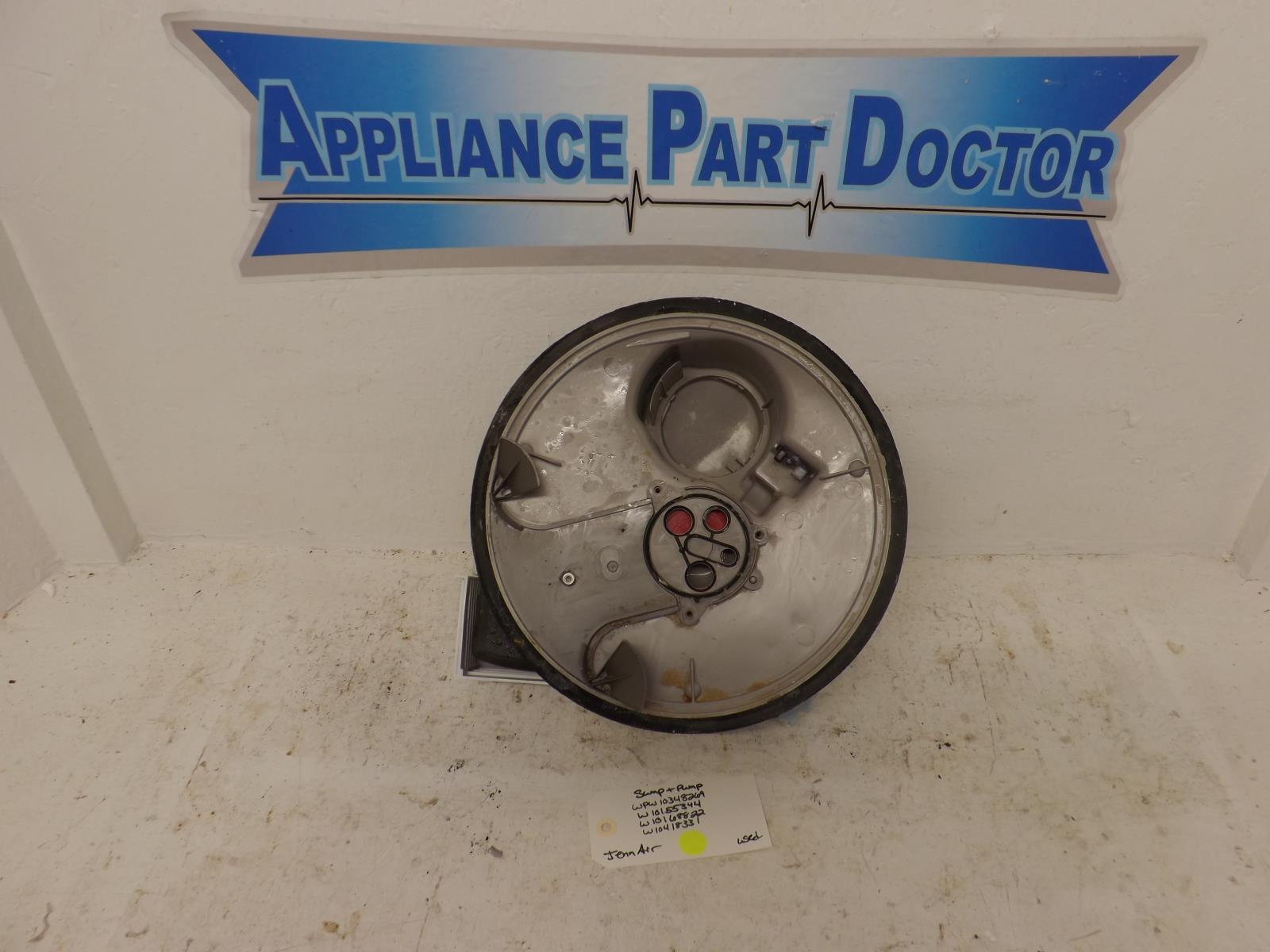 Jenn Air Dishwasher WPW10348269 W10155344 W10168822 W10418331 Sump & Pump Used eBay