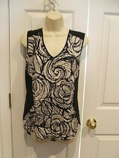 NWT 30 WORTHINGTON SLEEVELESS TANK Blouse top, Size L