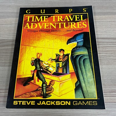 Gurps Zeit Reise Abenteuer Steve Jackson Sourcebook Regelbuch Rollenspiel 6123
