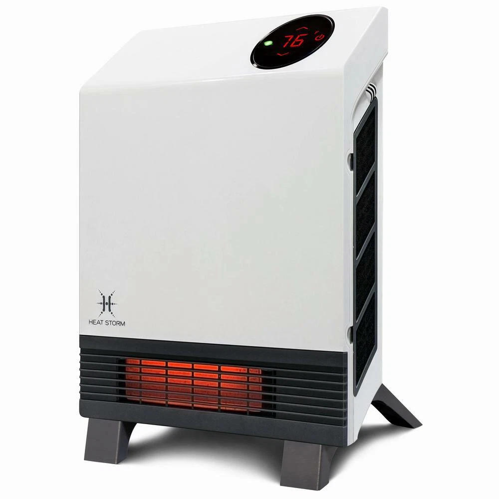 Portable Room Space Heater Floor or Wall Mount 1000 Watt Infrared Qtz Child  Safe 854271005451 | eBay
