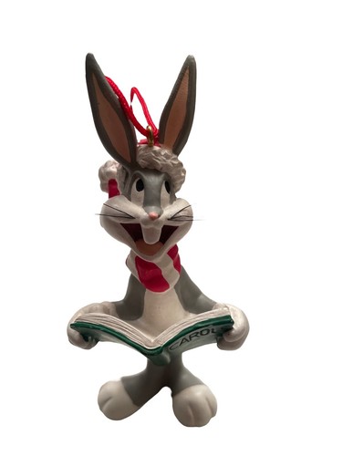 Adornos de Navidad Looney Tunes 1998 Bugs Bunny, Sylvester y Tweety Caroling - Imagen 3 de 6