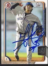 New York Mets MARCOS MOLINA Signed 2015 Bowman Card