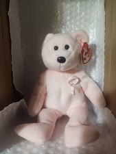 TY Beanie Babies ~ Cure Breast Cancer Awareness Bear ~ 2003 ~ 40027 ~ 9” W/Tags