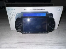 Sony PlayStation Portable Value Pack Black (PSP-1001 K) Used Good Condition 