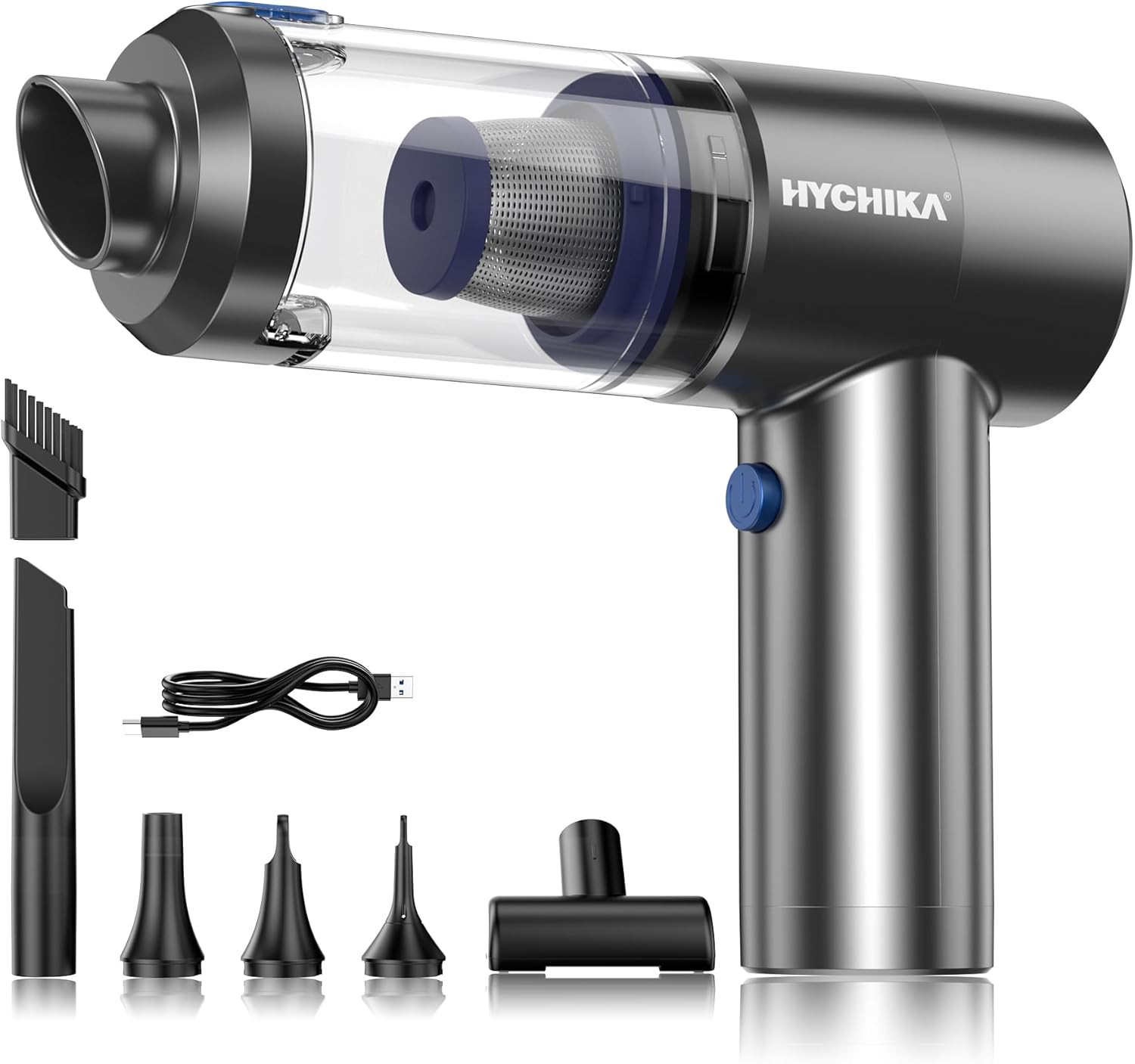 HYCHIKA Aspirabriciole Senza Fili - Mini Aspirapolvere Senza Fili,19 Kpa Aspirap
