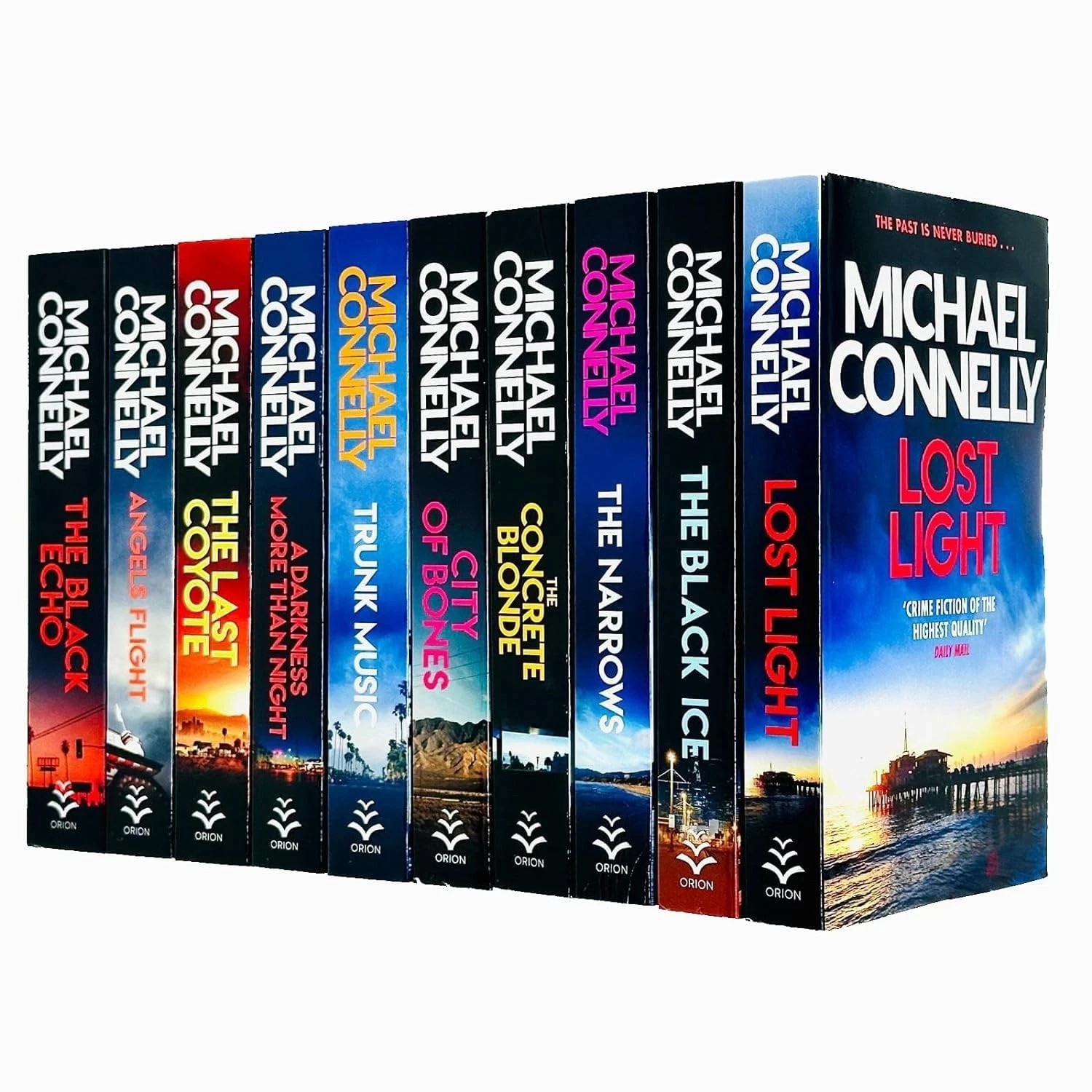 Michael Connelly Harry Bosch Series 10 Books Collection Set Late Show, Angels