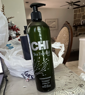 CHI Tea Tree Oil Conditioner Paraben-Free Pump Bottle 25.6 fl oz