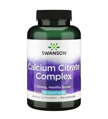 SWANSON, CALCIUM CITRATE COMPLEX 250mg Knochen Gelenken 100 Kapseln SUPER PREIS