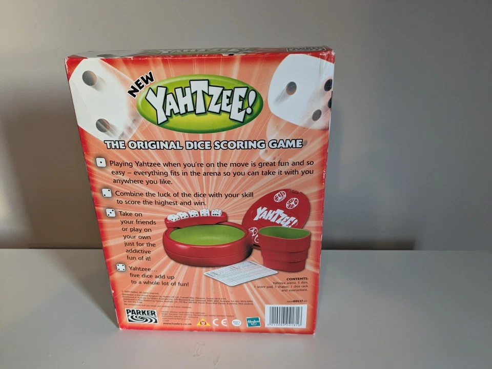 Yahtzee Hard Case Travel Dice Game 2004 - Brand New & Sealed  - Image 3 of 4
