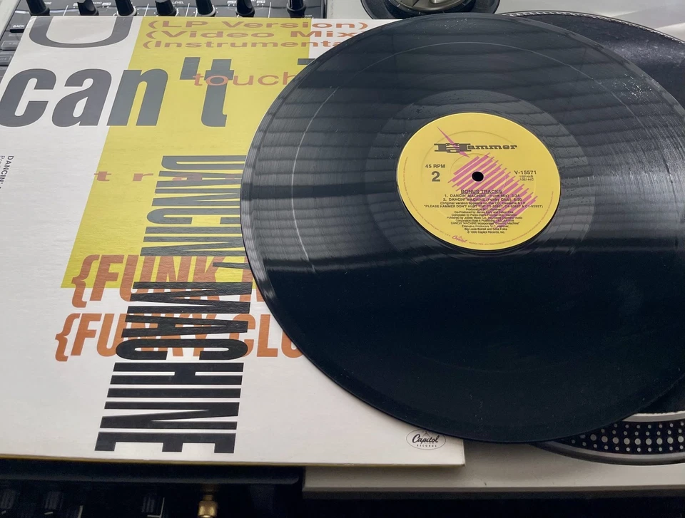 MC Hammer – U Can't Touch This Original 1990 Press 12" in Picture Cover VG+/VG+ Foto 2 de 2