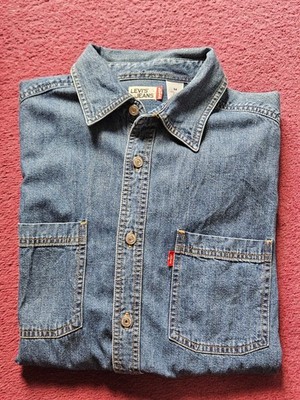 Levis Jeans Hemd Gr. M / L   -  blau - wie neu nur einmal getragen