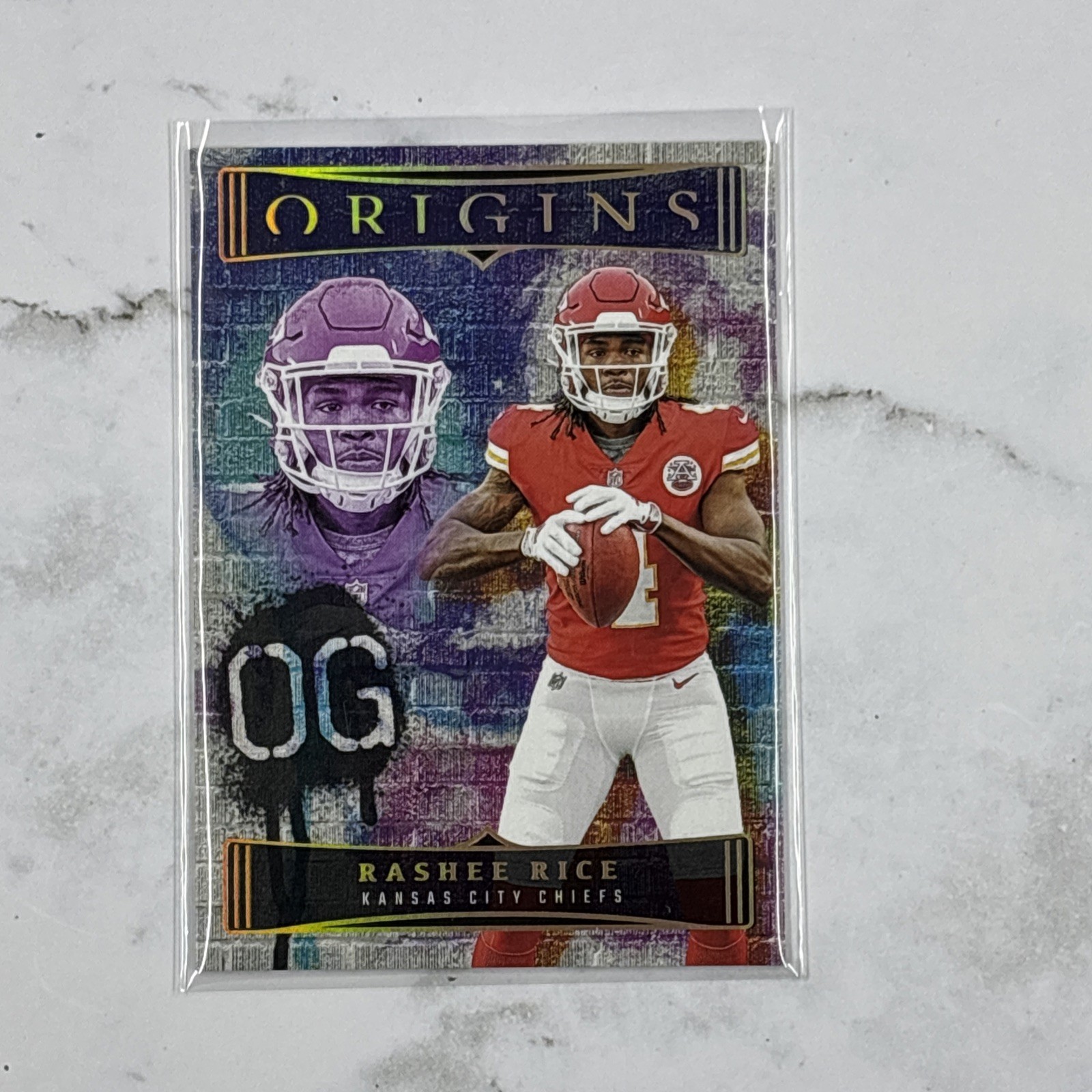 2023 Panini Origins Rashee Rice Original Gridiron Rookie Insert #OG-RR KC Chiefs