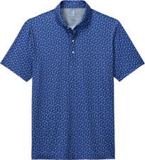 NWT Johnnie-O Men's Pin Up Featherweight Performance Golf Polo Shirt Medium M