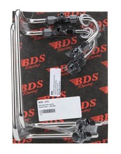 Bds Carburetor Fuel Line 6 An Male Inlet Dual Holley Carbs Pair Pl-9712