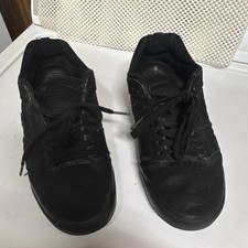 Nike Black Low Top Lace Up Mens Sneaker Athle...