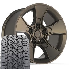 Df02 17x8.5 Bronze Defiant Wheels 26570r17 At22 Tires Set Fits Jeep Wrangler Df02 17x8.5 Bronze Defiant Wheels 26570r17 At22 Tires Set Fits Jeep Wrangler