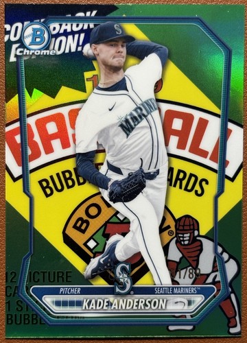 2026 Bowman Chrome Kade Anderson PACKFRACTOR VARIATION /89 #BCP-19 Mariners SP