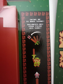 TWO OFFICIAL NINTENDO LEGEND OF ZELDA CLASSIC SWORDS NES 8 BIT RETRO WITH SOUNDS