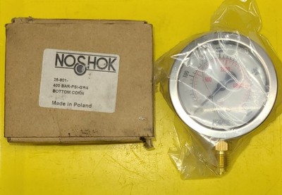 Noshok 25-901-400-bar/psi-G1/4 Pressure Gauge 2.5'', 400 bar/psi Glycerin Filled