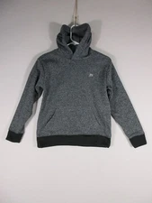 RBX Womens Active Pullover Hoodie Sweatshirt Long Sleeve Size 10 Gray/Black