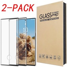 2x Clear Tempered Glass Screen Protector For Samsung Galaxy Note 10 Note10 Plus