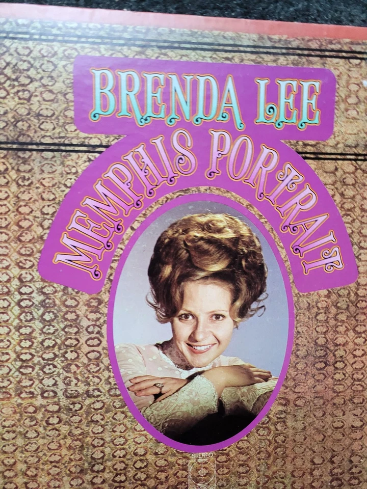 Vintage Brenda Lee Memphis Portrait Vinyl LP Album Decca DL 75232 Stereo USA Foto 2 de 4