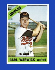 1966 Topps Set-Break #247 Carl Warwick EX-EXMINT *GMCARDS*
