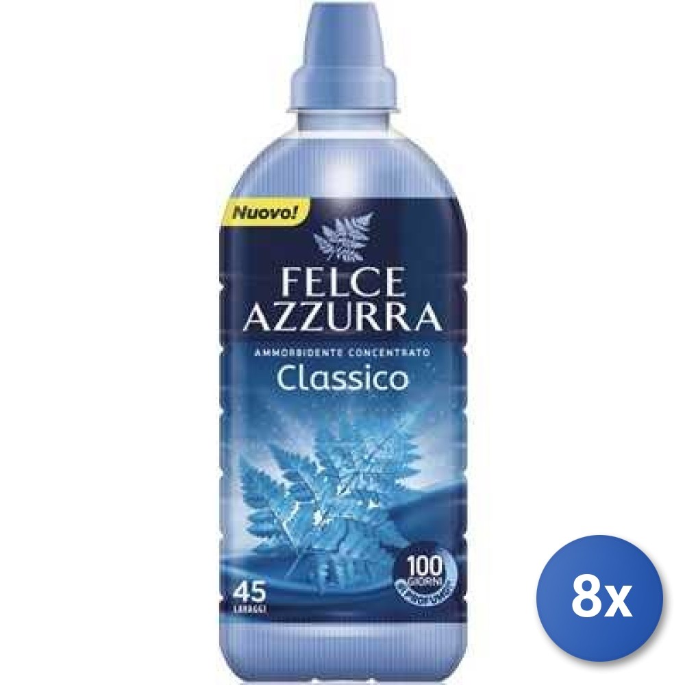 Offerta 8 Pezzi Felce Azzurra Ammorbidente Concentrato Classico 41 Lavaggi