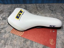 Old school style Custom GT Race Bmx Seat Railed New White Large